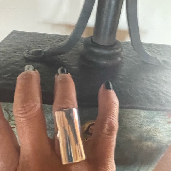 STERLING SILVER LONG RING - Picture 3 of 4